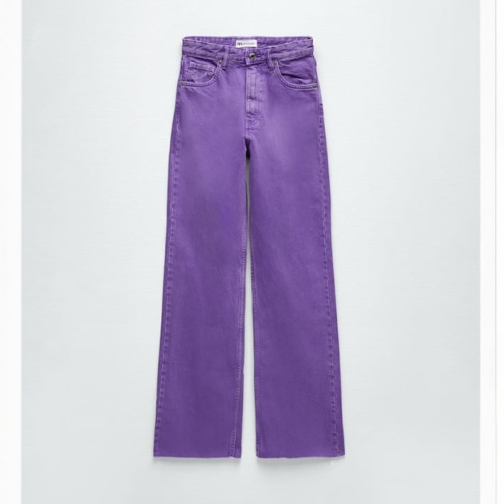 zara high rise full length jean